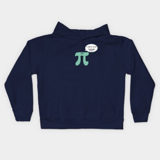 Funny Pi Day - Kawaii Pi Symbol 3.14 - I Could Go On Forever Kids Hoodie